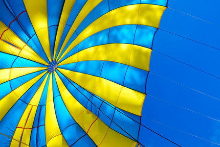 Parasailing on sky background. Phuket, Thailandの写真素材