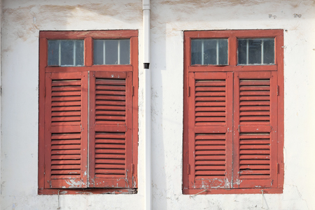 Sino-Portuguese Architecture in Phuket old town. Thailand.の写真素材