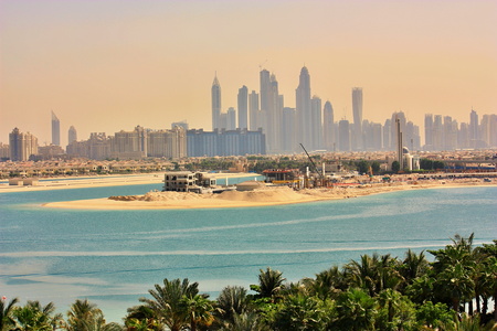 Dubai skyline United Arab Emiratesのeditorial素材