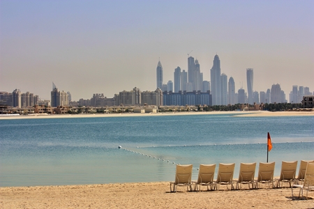 Dubai skyline United Arab Emiratesのeditorial素材