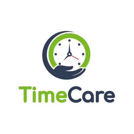 c. This design use clock symbol. Suitable for management.のイラスト素材