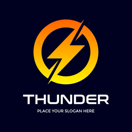 Electrical logo template.のイラスト素材