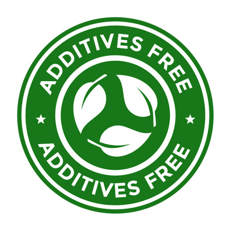 Additives Free badge vector logo templateのイラスト素材