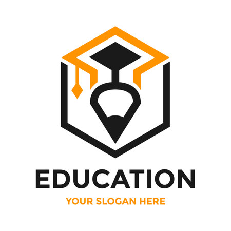 Education vector logo template.のイラスト素材