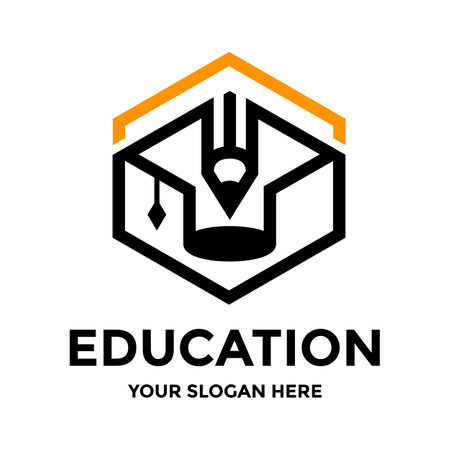 Education vector logo template.のイラスト素材