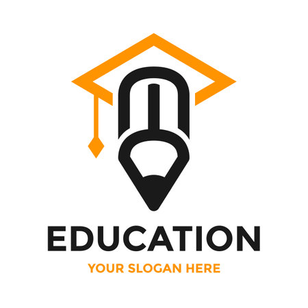 Education vector logo template.のイラスト素材