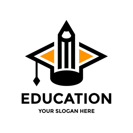 Education vector logo template.のイラスト素材