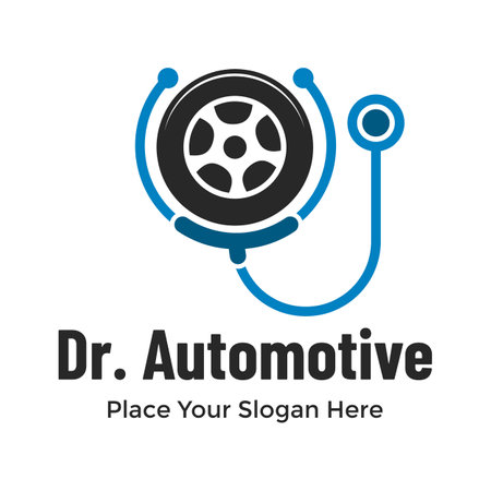 Doctor automotive vector logo template.のイラスト素材