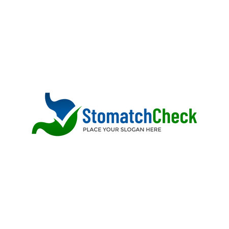 Check Stomach Logo Template Design Vectorのイラスト素材