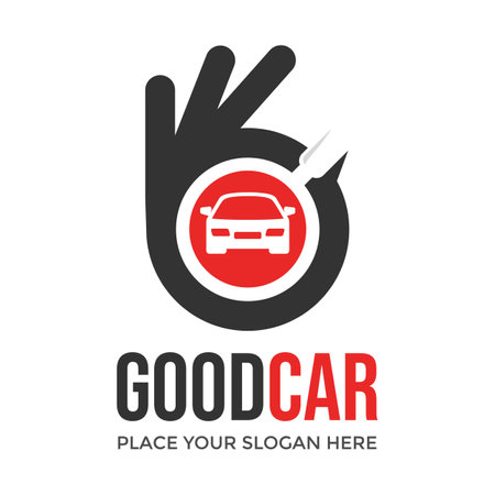 Good car vector logo template.のイラスト素材