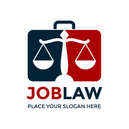Job law vector logo template.のイラスト素材