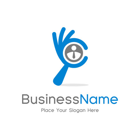 Good Job seeker vector logo template.のイラスト素材