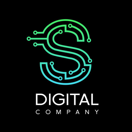 Letter S logo design template.のイラスト素材