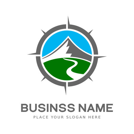 Travel logo Template.のイラスト素材