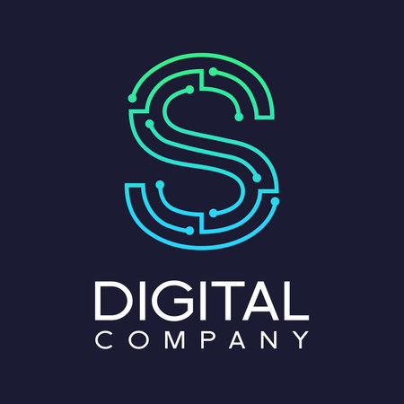Letter S logo design template.のイラスト素材
