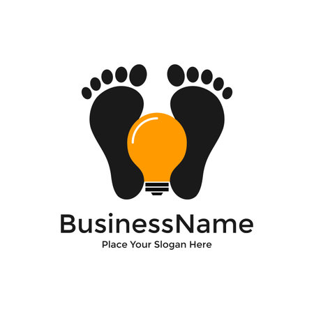 Smart step vector logo template.のイラスト素材