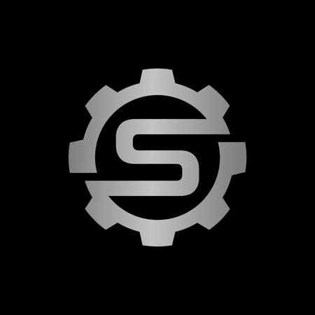 Letter S gear vector template logo.のイラスト素材