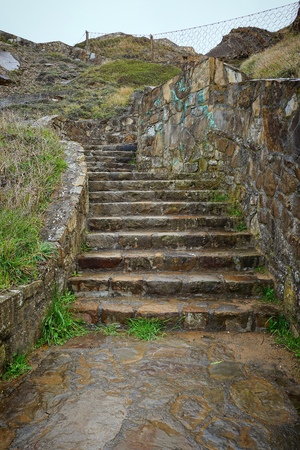 stairs structure architecture in the street