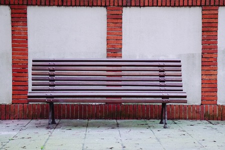 bench in the street