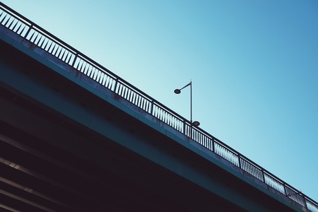bridge architecture in the city. bilbao spainの写真素材