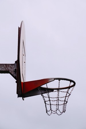 basketball sport in the street. bilbao spainの写真素材