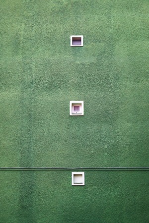 window in the green house. bilbao spain
