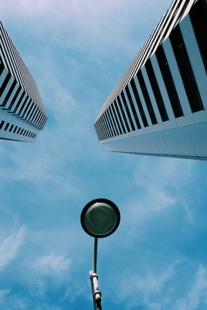 building architecture in the city Bilbao Spain