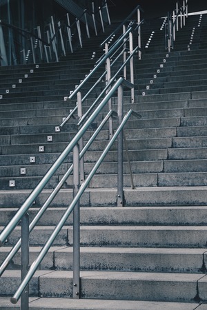 stairs architecture in the city. Bilbao. spain