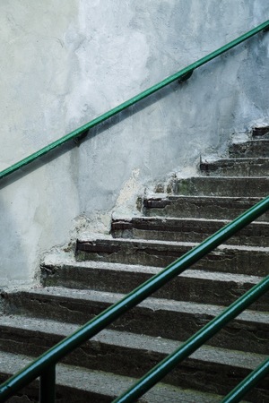 stairs architecture in the city. Bilbao. spain
