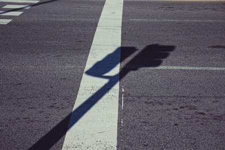 traffic light in the street. Bilbao. spainの写真素材