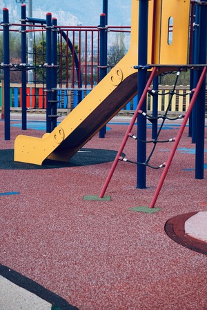 swind in the playground in the street. Bilbao. Spain.の写真素材