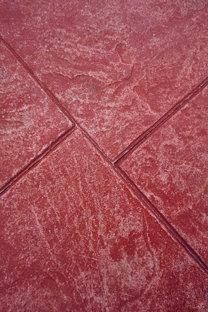 tiled pavement in the street in the cityの写真素材