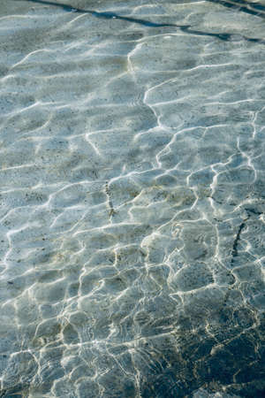 water reflection, blue abstract background