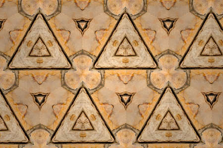 orange abstract textured background, symmetric lines and shapes