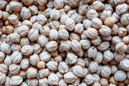 chickpea for cooking, uncooked foodの写真素材