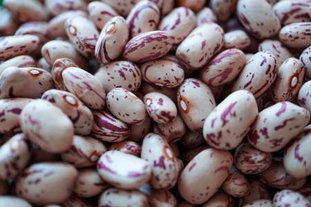 uncooked red beans, healthy foodの写真素材