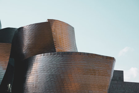 Guggenheim museum Bilbao architecture, travel destinationのeditorial素材