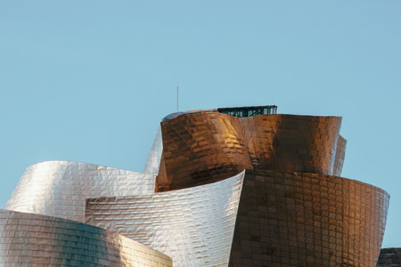 Guggenheim museum Bilbao architecture, travel destinationのeditorial素材