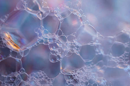 colorful soap drinks abstract backgroundの写真素材