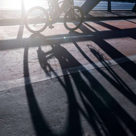 cyclist mode of transportation in the city