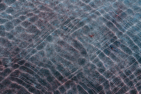 water reflection in the swimming pool, abstract backgroundの写真素材