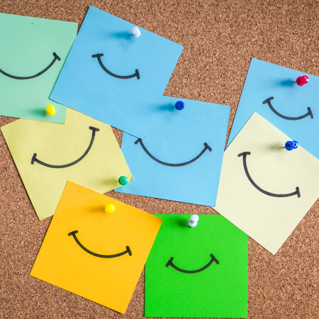 smile emotion message, feelings and emotionsの写真素材