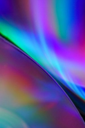 abstract background - macro close up of a computer dvd discの写真素材
