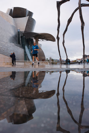architecture of Guggenheim museum Bilbao, travel destinations, bilbao, basque country, spain