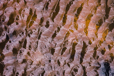 abstract background water ripples on the surface of the water.の写真素材
