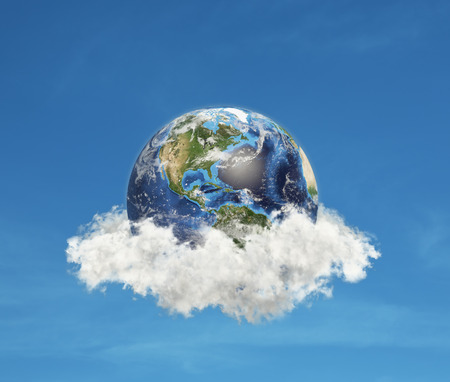 Earth globe. Elements of this image furnished by NASA.の写真素材