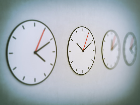 classic clock dial on a green background