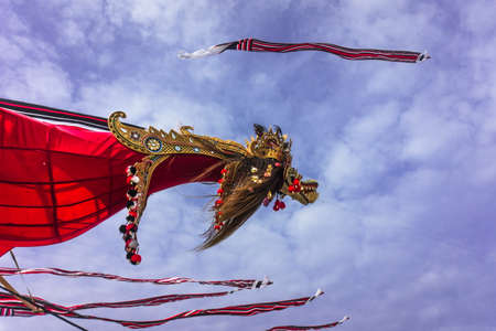 Janggan,Traditional Balinese kitesの写真素材