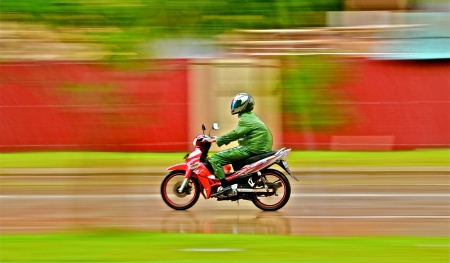 speedy motor cycleの写真素材