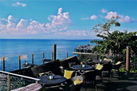 nice verandah with sea view
